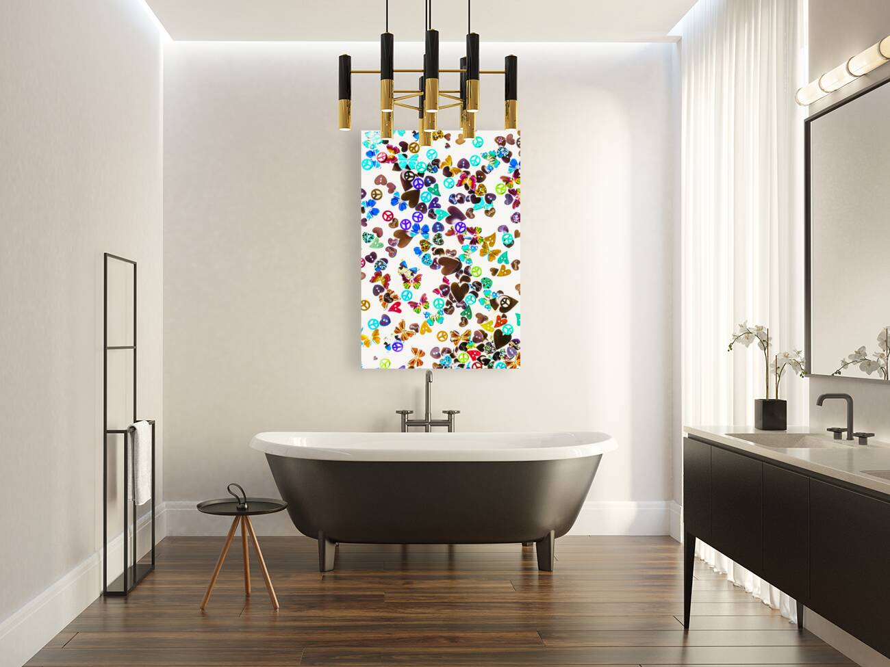 Rainbow love Reproduction