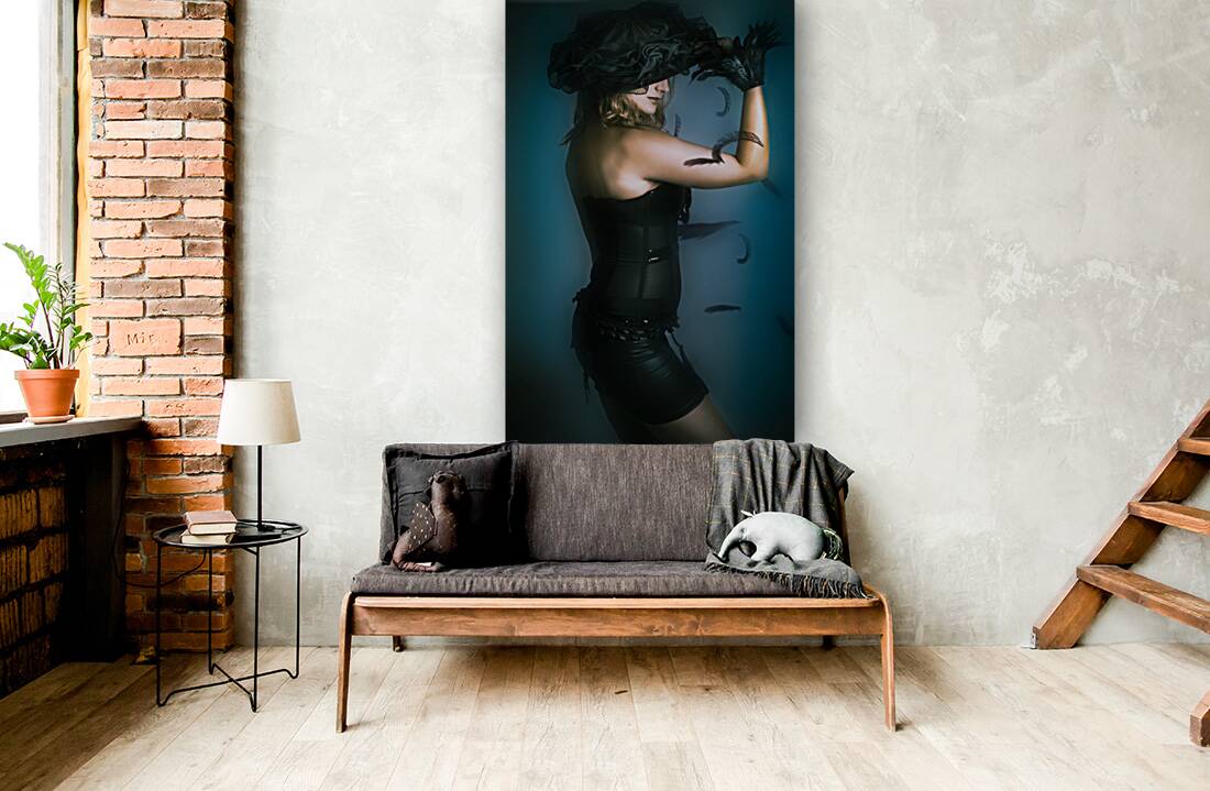 High fashion female mystery dancer Reproduction