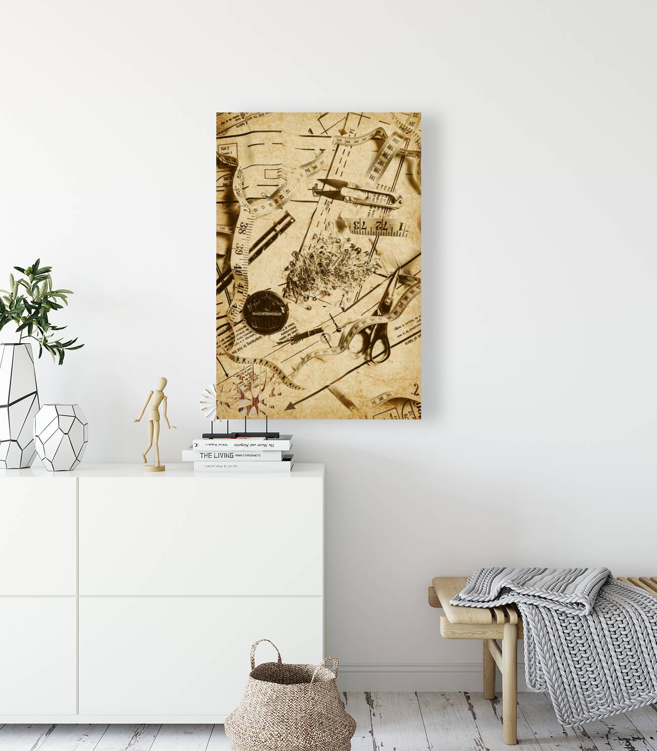 In fashion of vintage sewing Reproduction