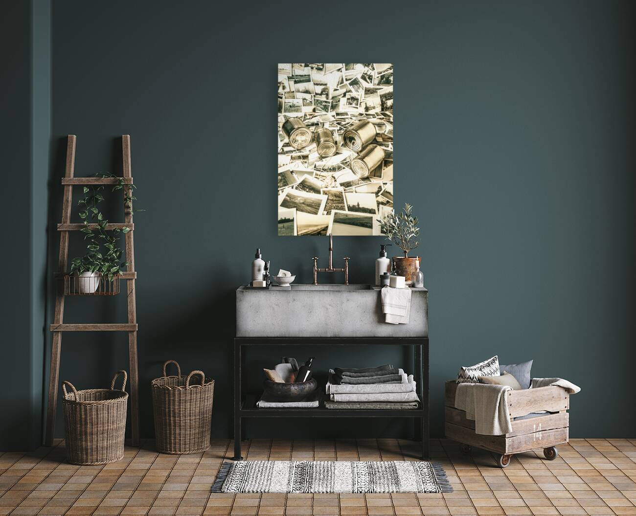 Old business wires Reproduction