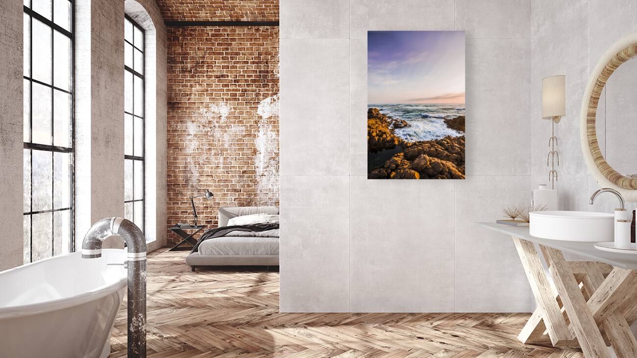 Wash of pastel seas Reproduction