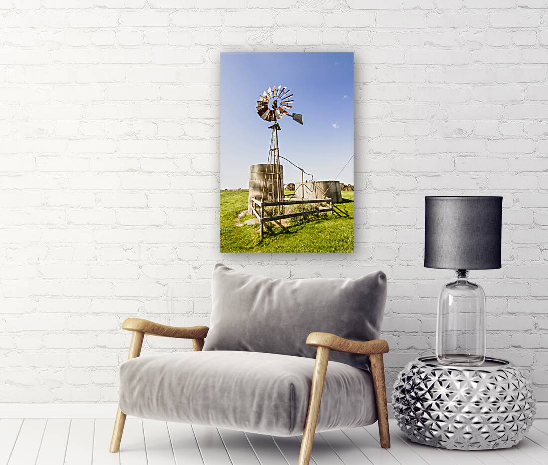 Outback Australian farm mill Reproduction