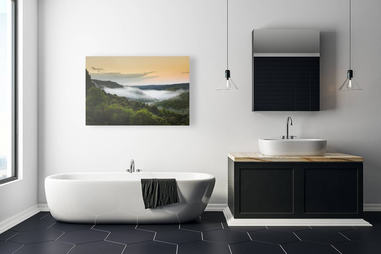 Sunrise over Mount Waratah in Tasmania Australia Reproduction