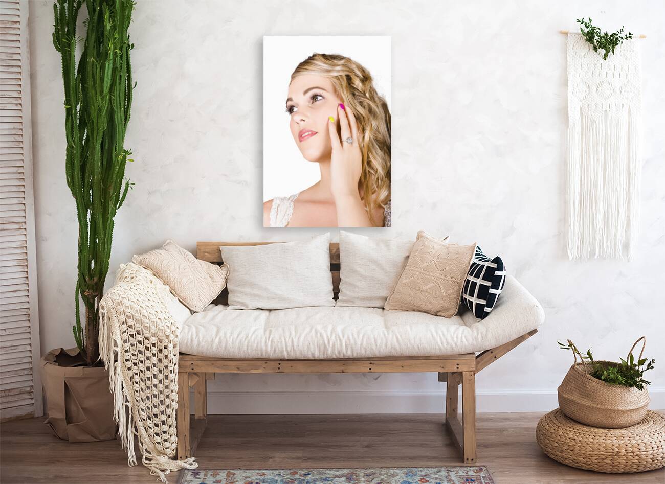 Close-up Of A Gorgeous Bride Reproduction