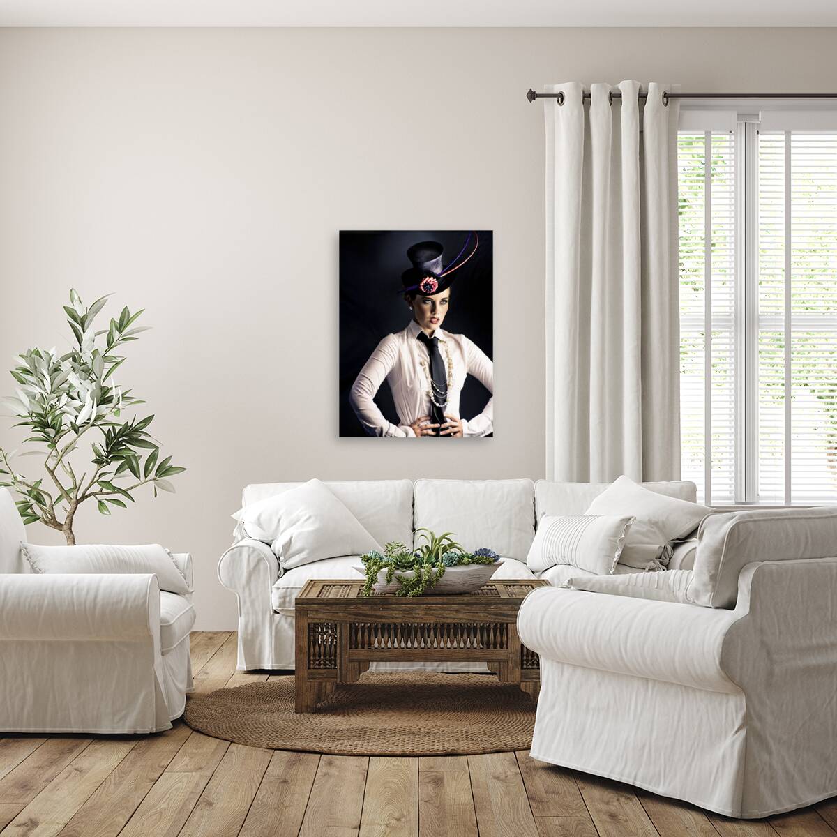 Performer In The Spotlight Reproduction