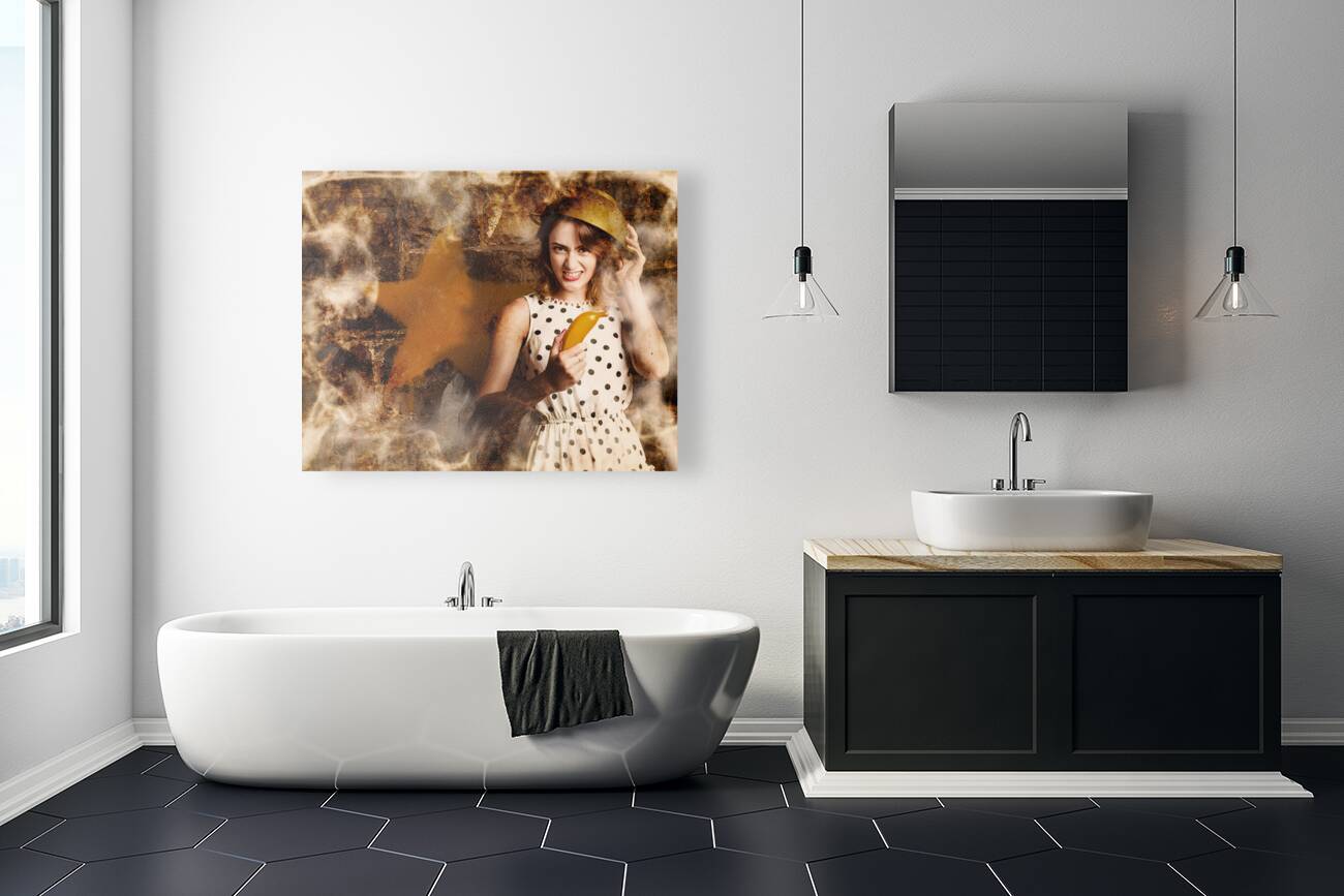 Creative cooking pin-up Reproduction