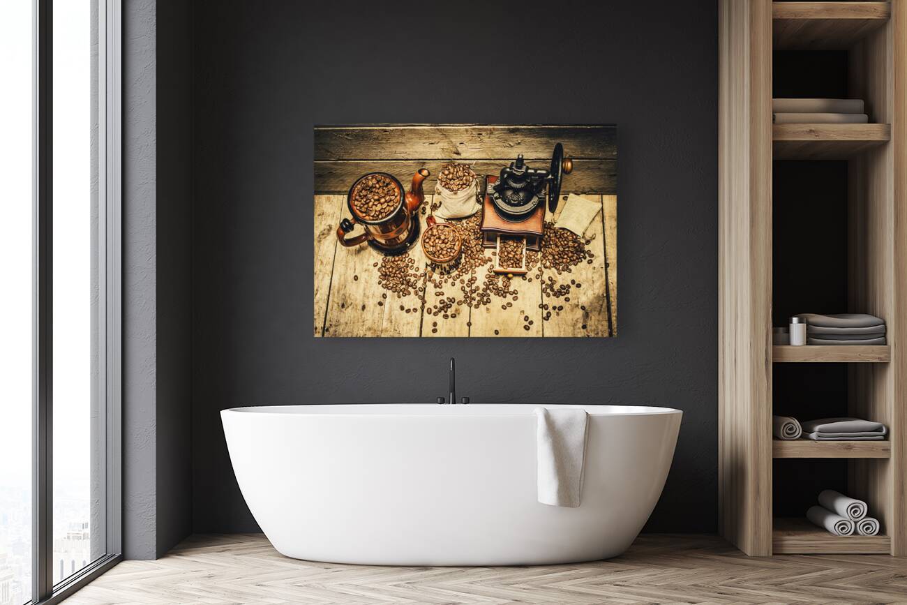 Retro coffee bean mill Reproduction