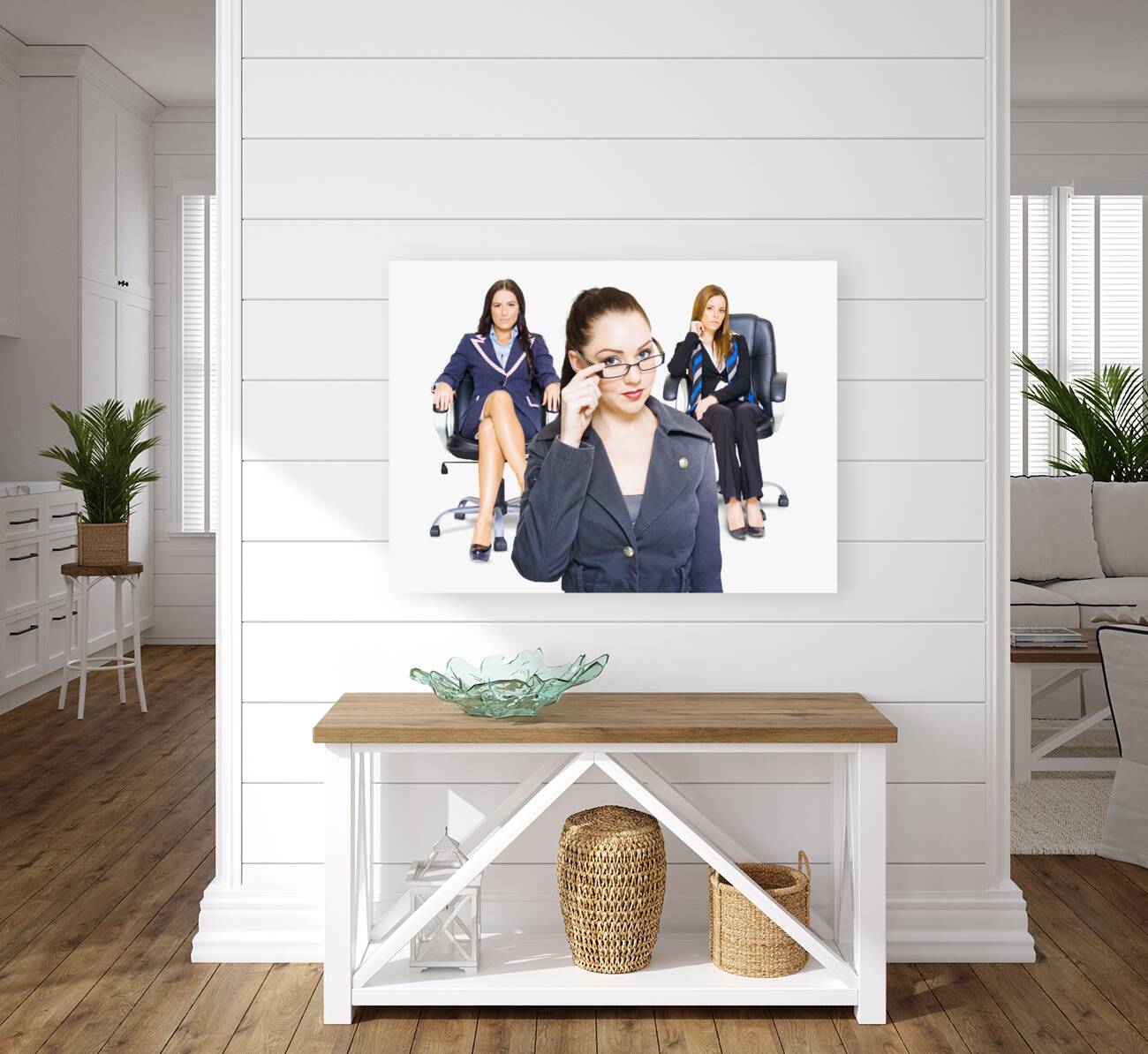 Women achievers in corporate business Reproduction