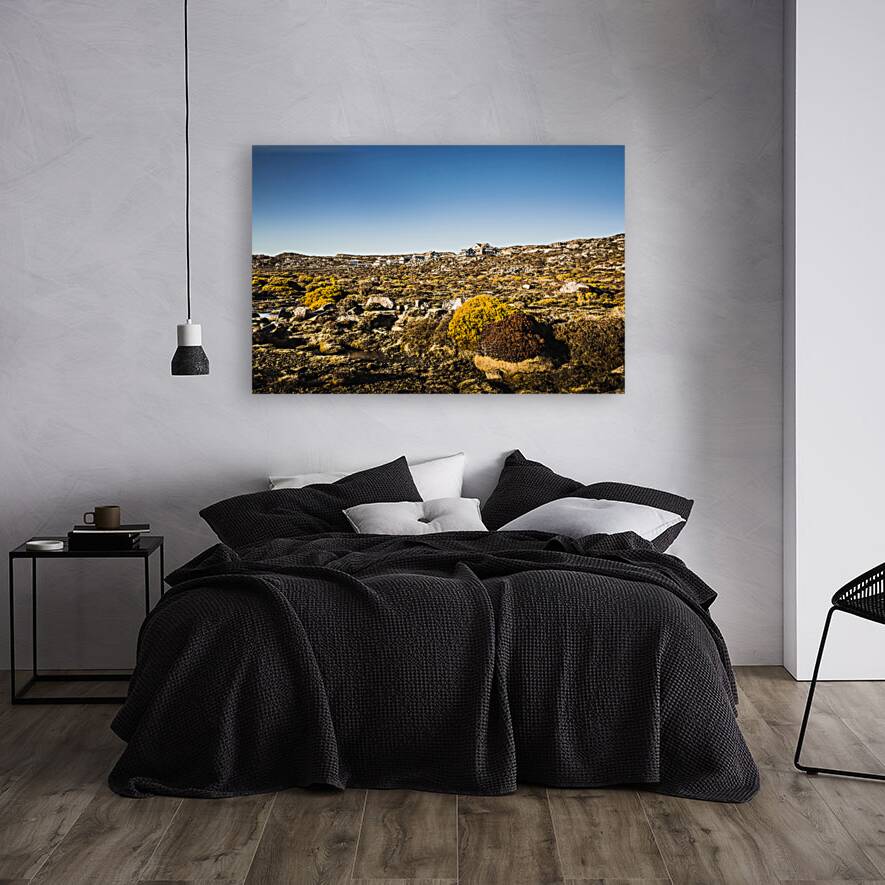 Rocky alpine village Reproduction