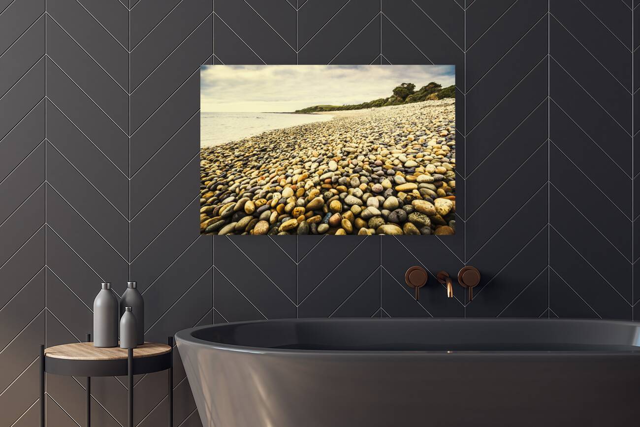 Australian rocky shoreline Reproduction