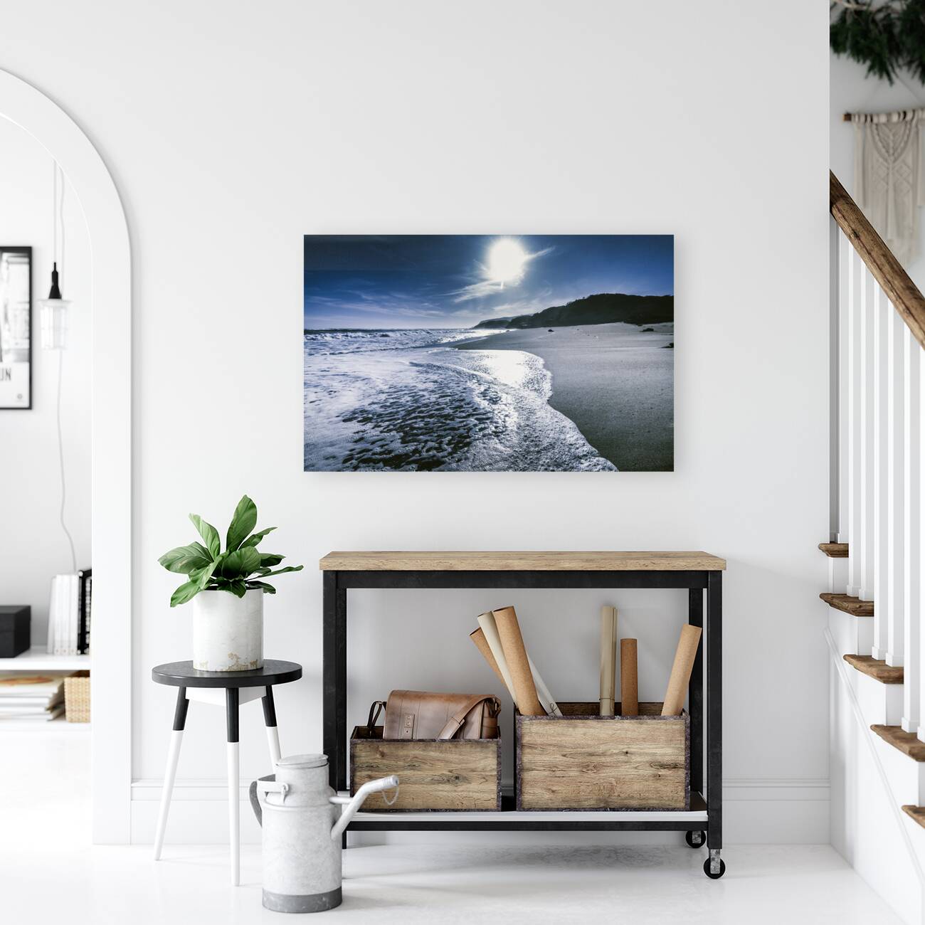 Midnight ocean fine artwork Reproduction