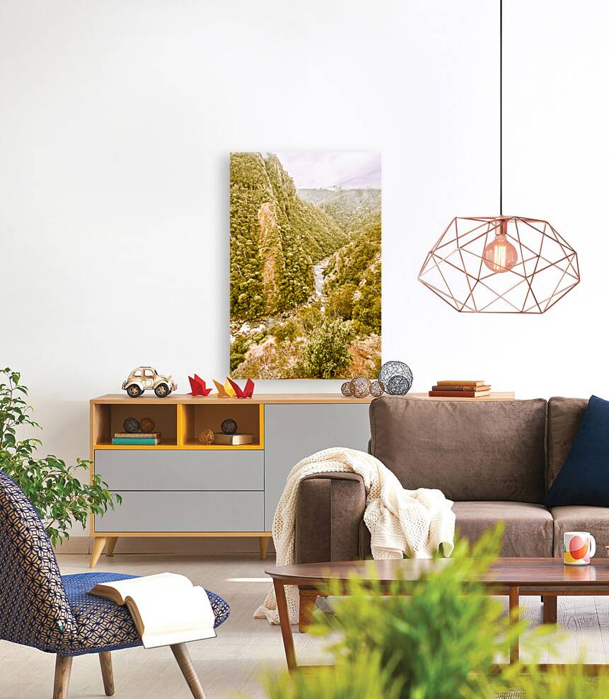 The valley below Reproduction