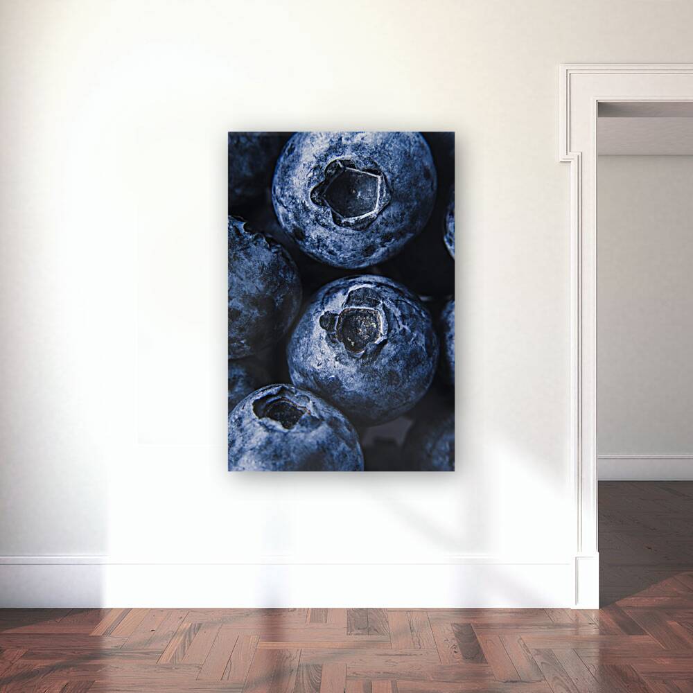 Blueberries in detail Reproduction