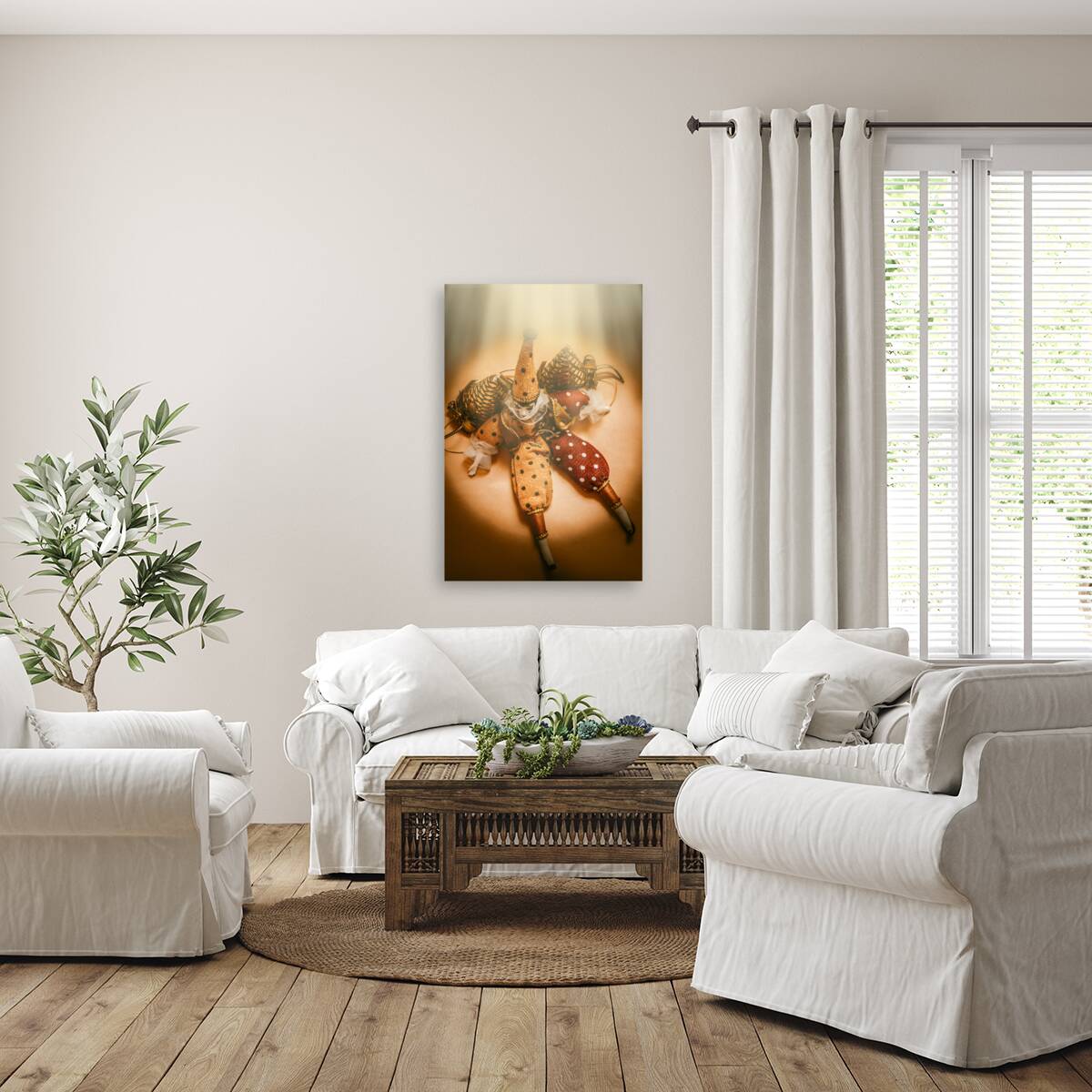 Circus stage spotlight Reproduction