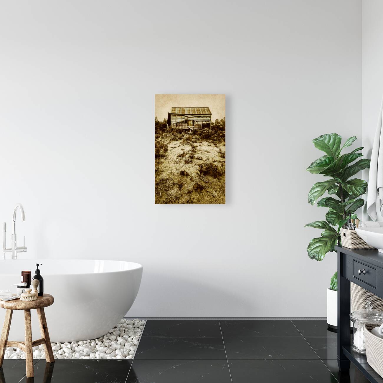 Rusty rural ramshackle Reproduction