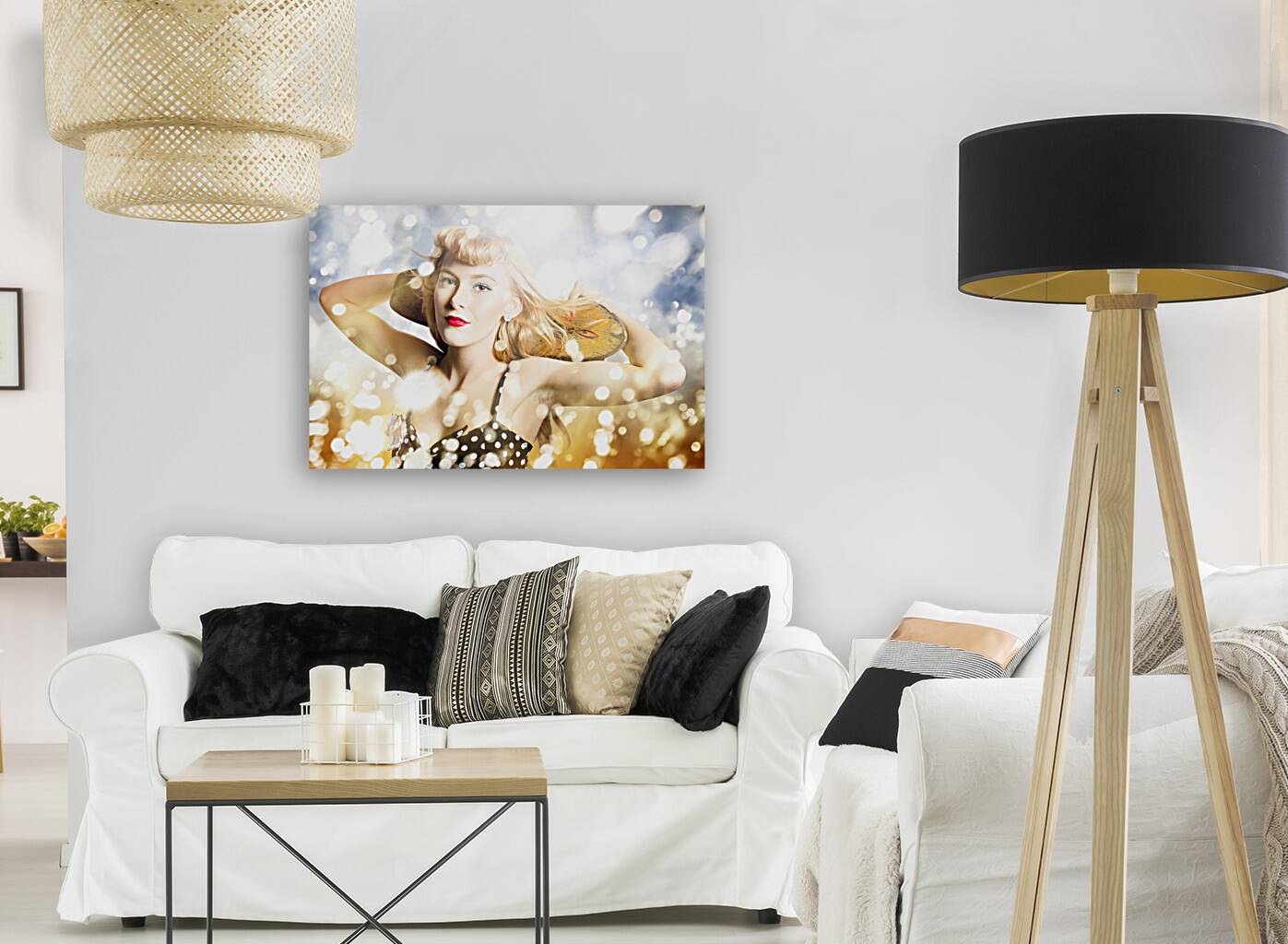 Creative skateboarding pin up Reproduction