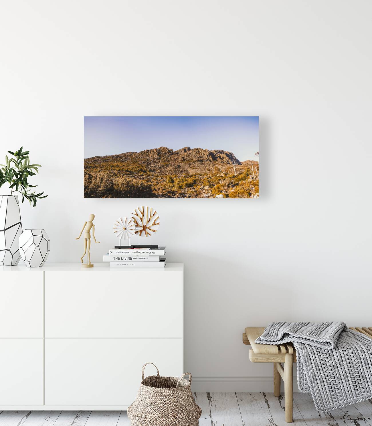 Arid Australian panoramic Reproduction