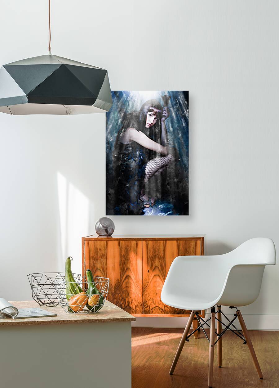 Actress In Stage Spotlight Reproduction