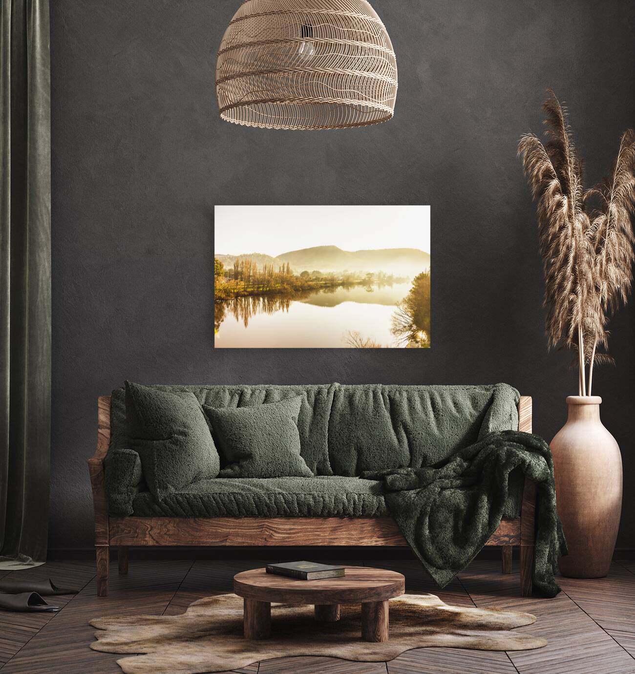 Rivers and mist Reproduction