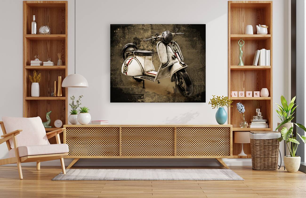 Newsprint scooter Reproduction