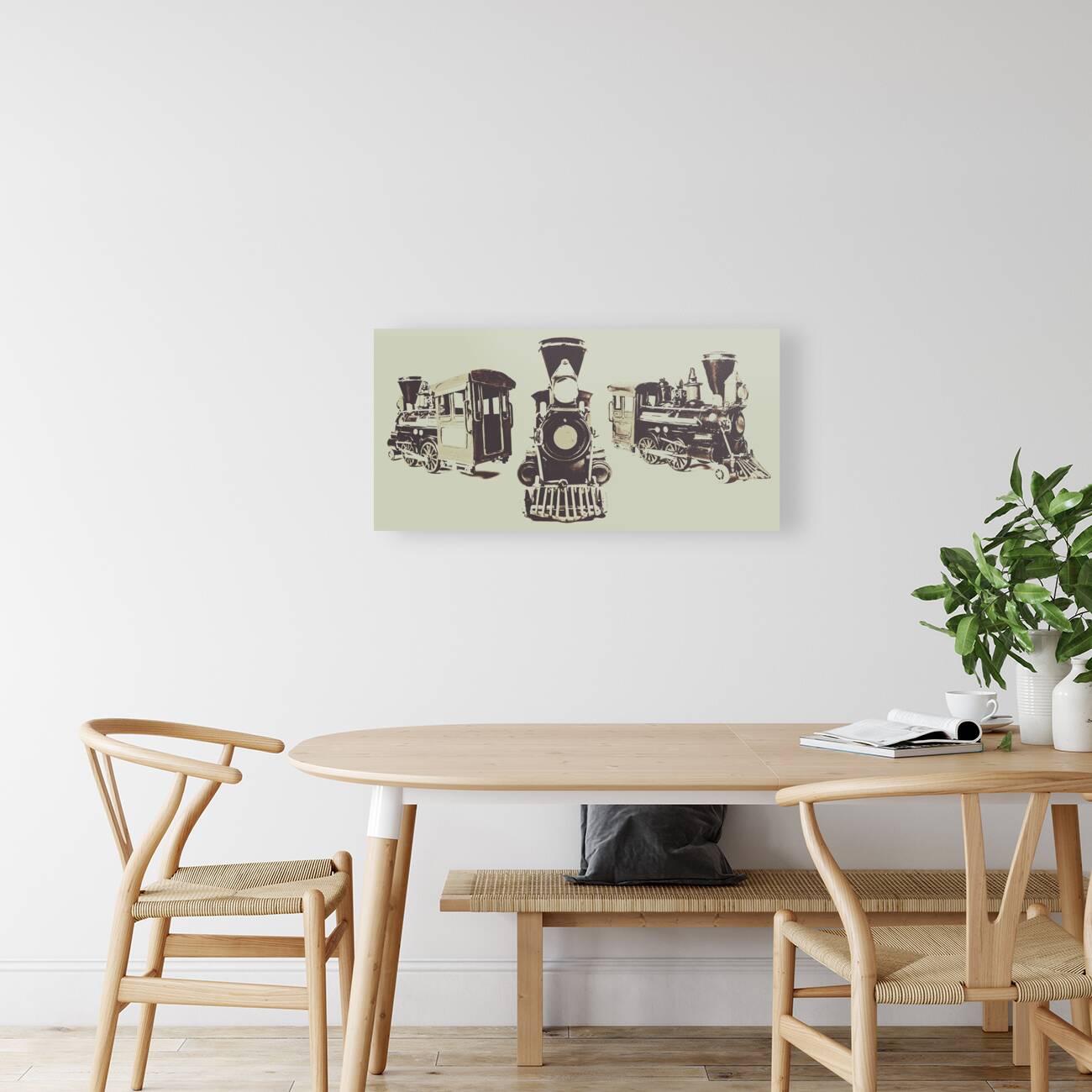 Train stationed Reproduction