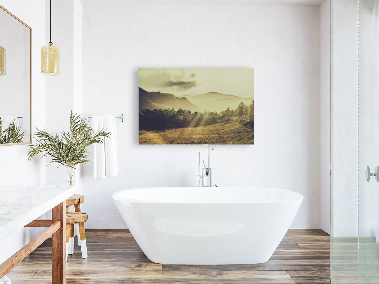 Rays of dusk Reproduction