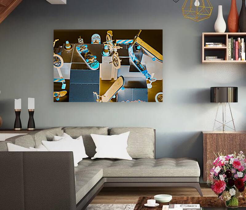 Color kick-flips and tricks Reproduction