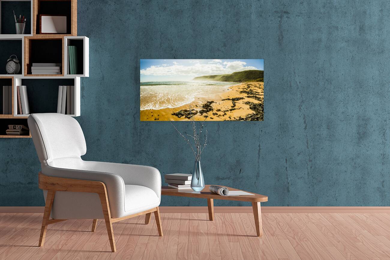 Tranquil Tasmanian beach paradise Reproduction