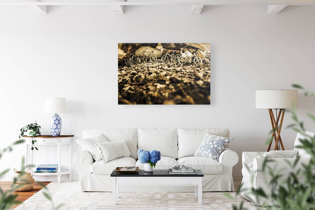 Rustic mountain bikes Reproduction