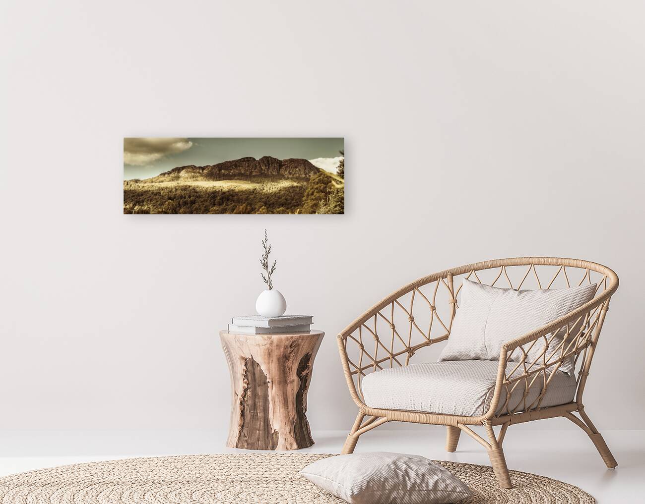 Wild West Mountain Panorama Reproduction