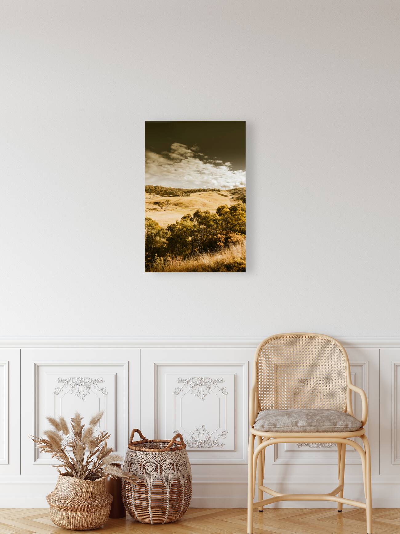 Old summer hills Reproduction