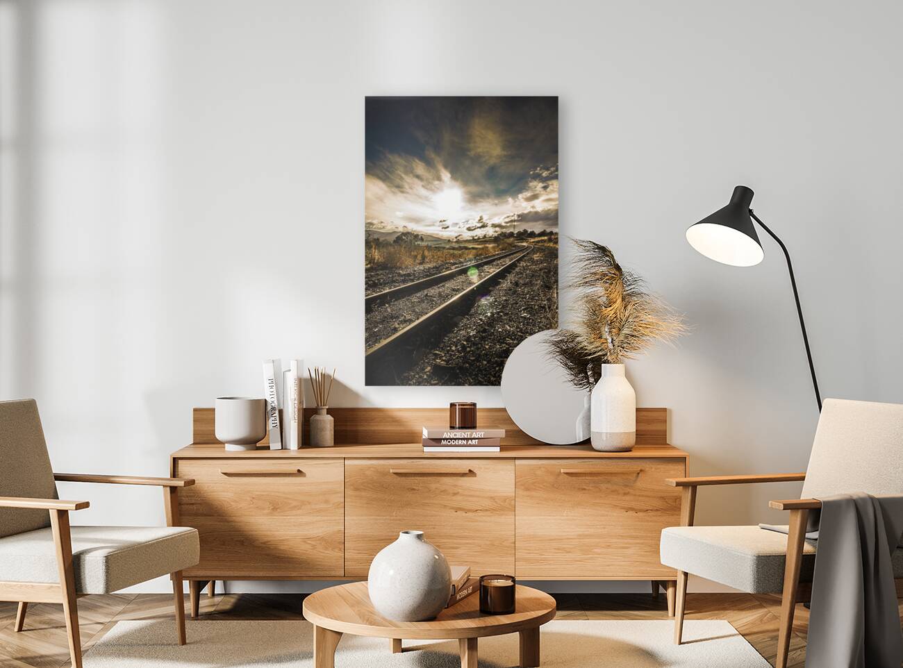 Old railroad track Reproduction