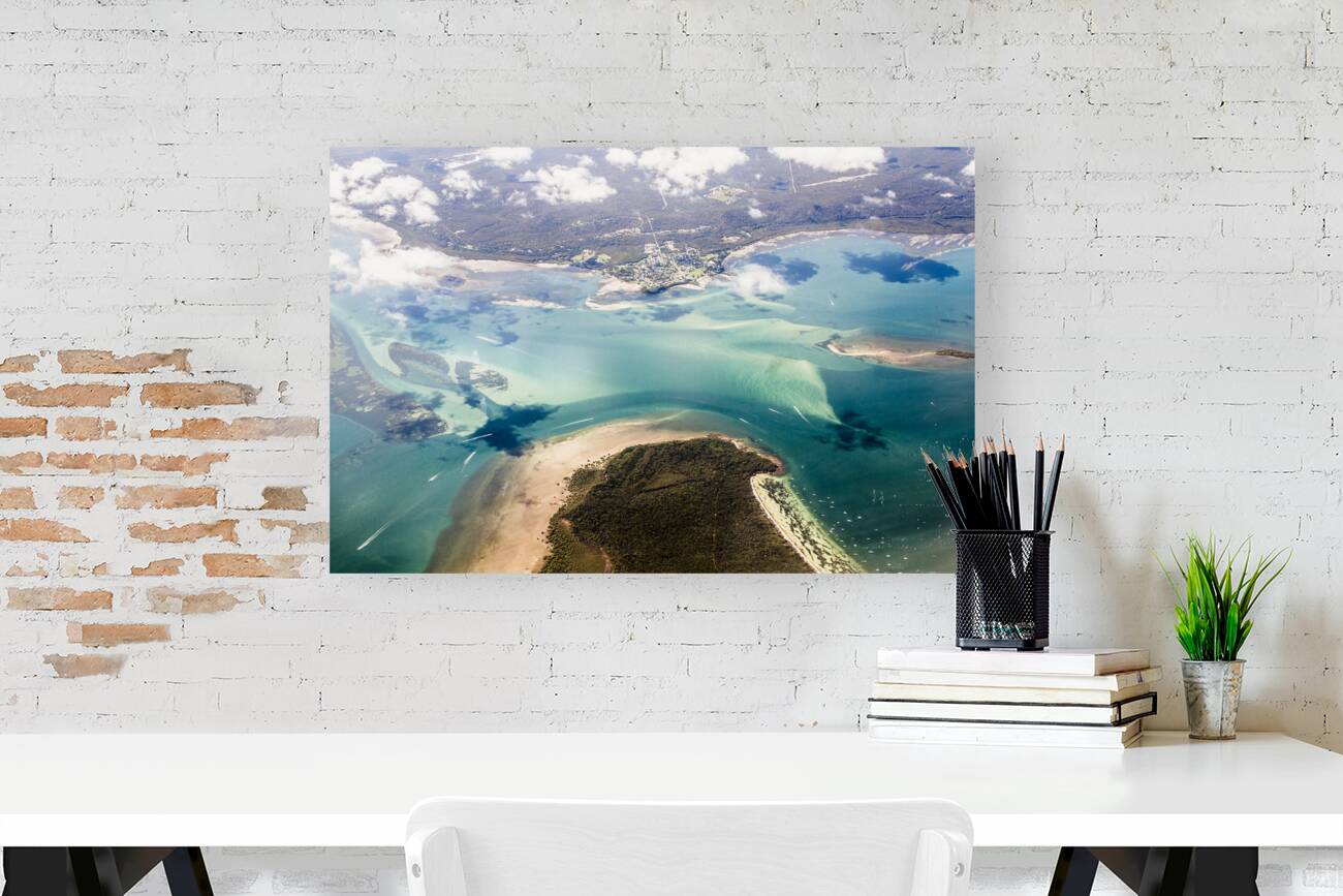 Queensland island bay landscape Reproduction