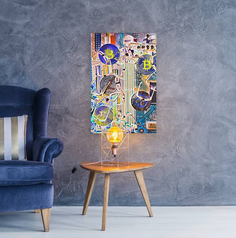 Cryptocurrency circuitry Reproduction