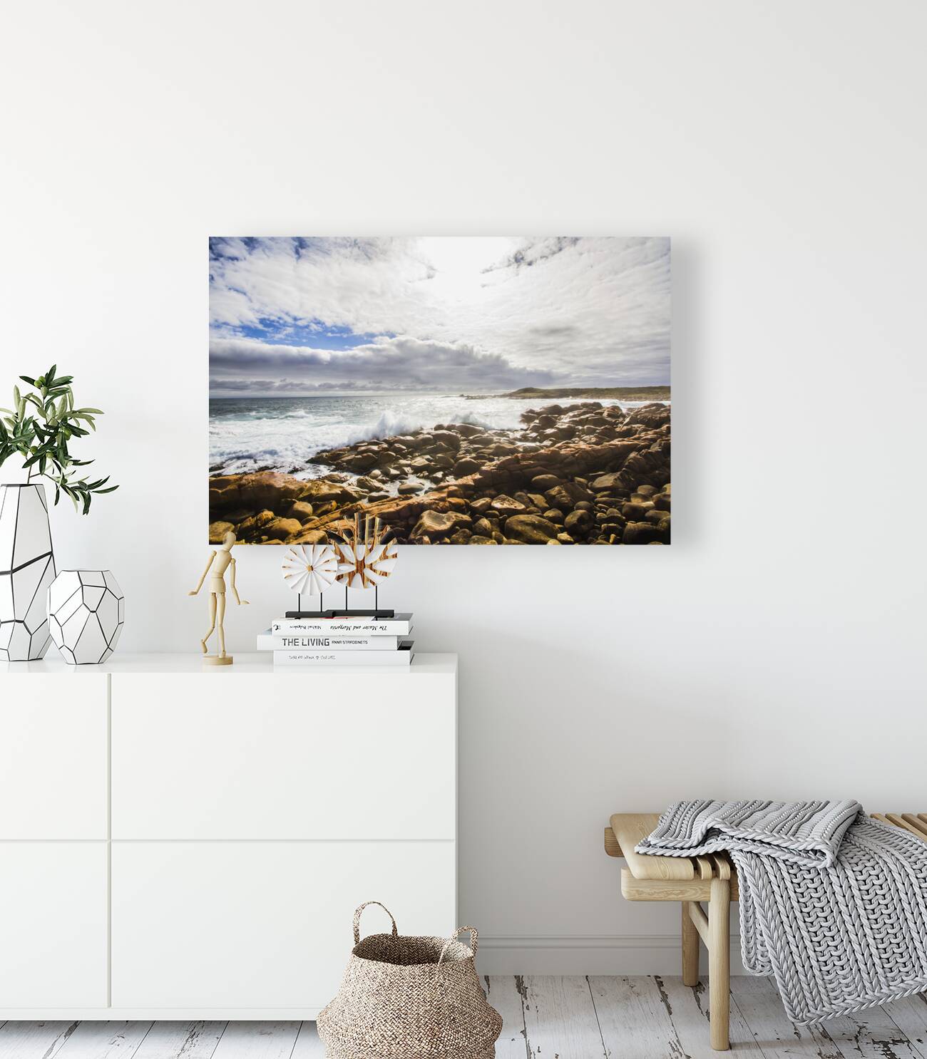 Sun rising over the ocean Reproduction