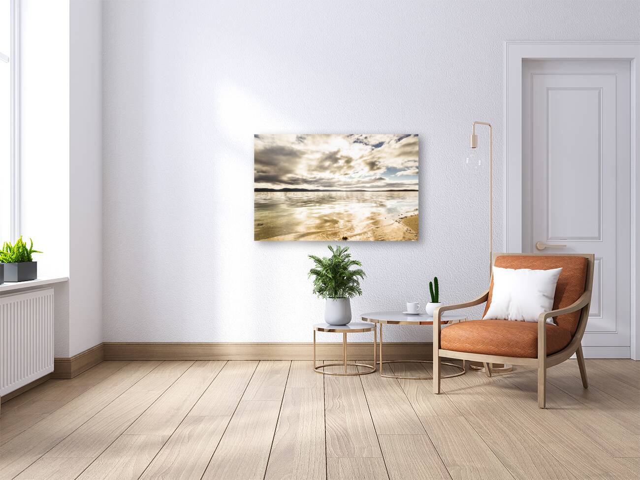 Water of reflective sunlight Reproduction