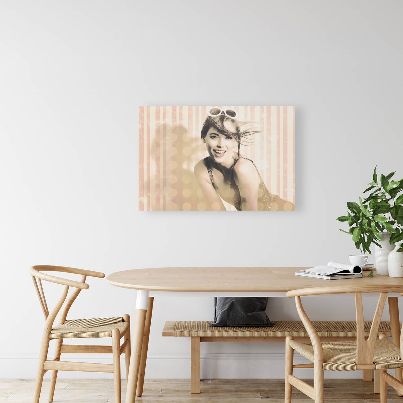 Hot summer day pin up model Reproduction