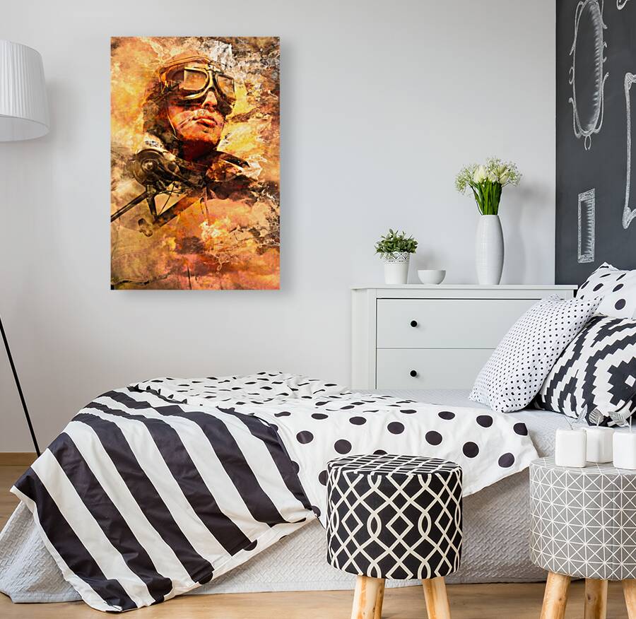 Painted pilots at war Reproduction