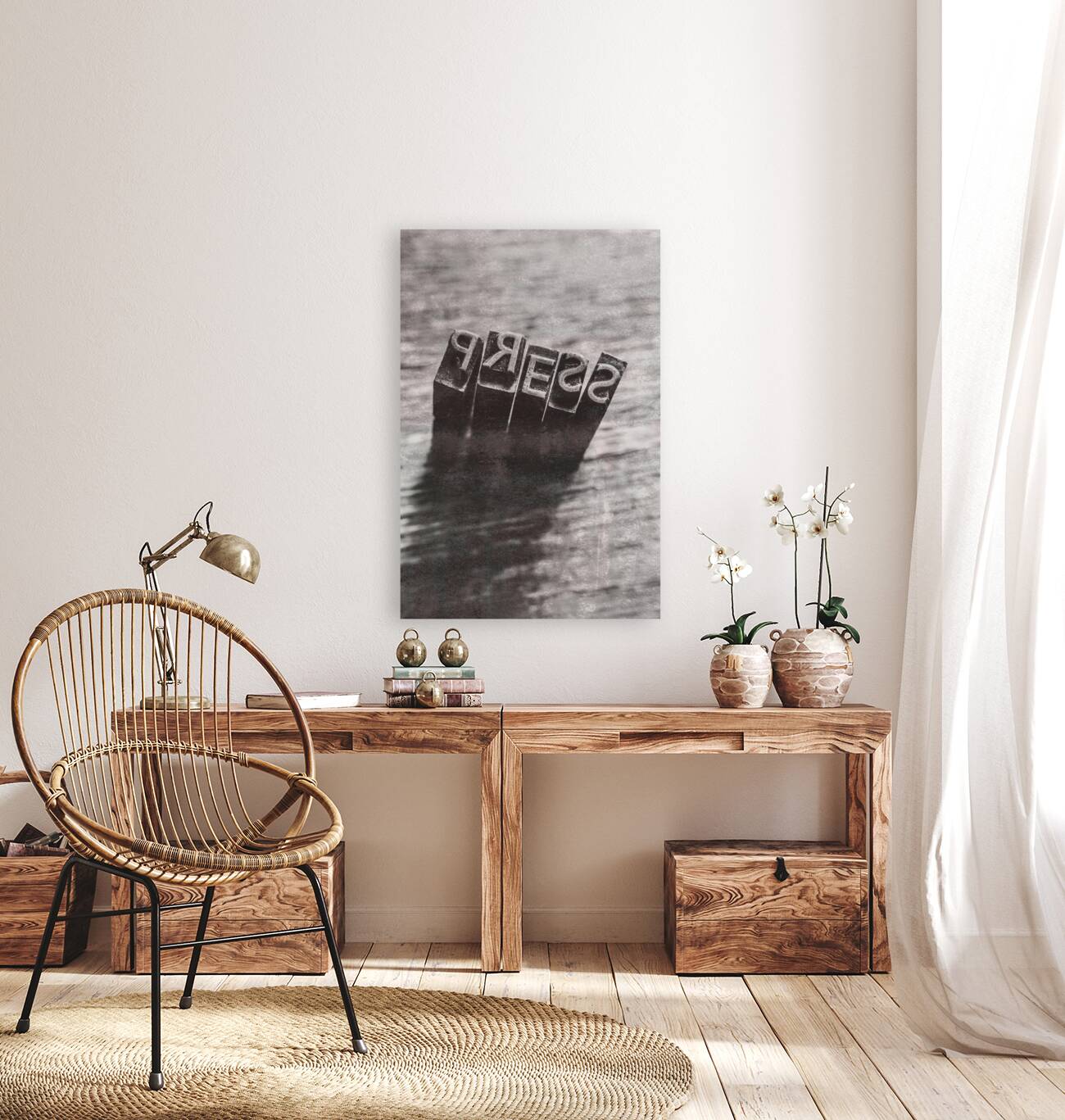 Vintage press industry blocks Reproduction