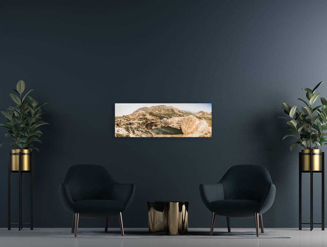 Iron Blow Lookout West Coast Tasmania Reproduction