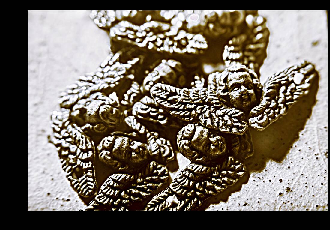 Vintage angels artwork Reproduction