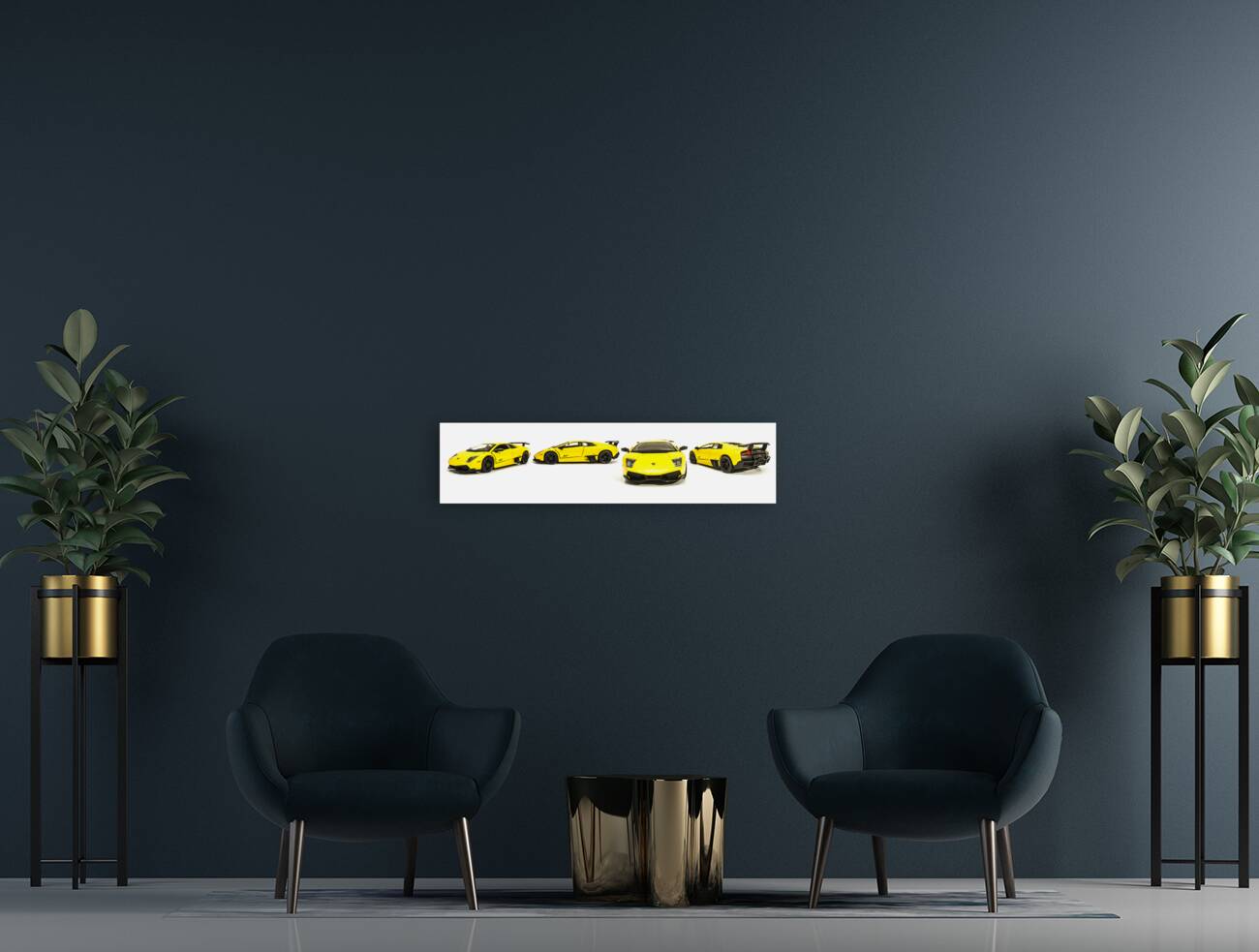 Long Lambo Lineup  Reproduction