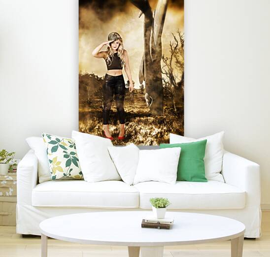 Tough Australian pin-up girl. Spirit of the ANZAC Reproduction