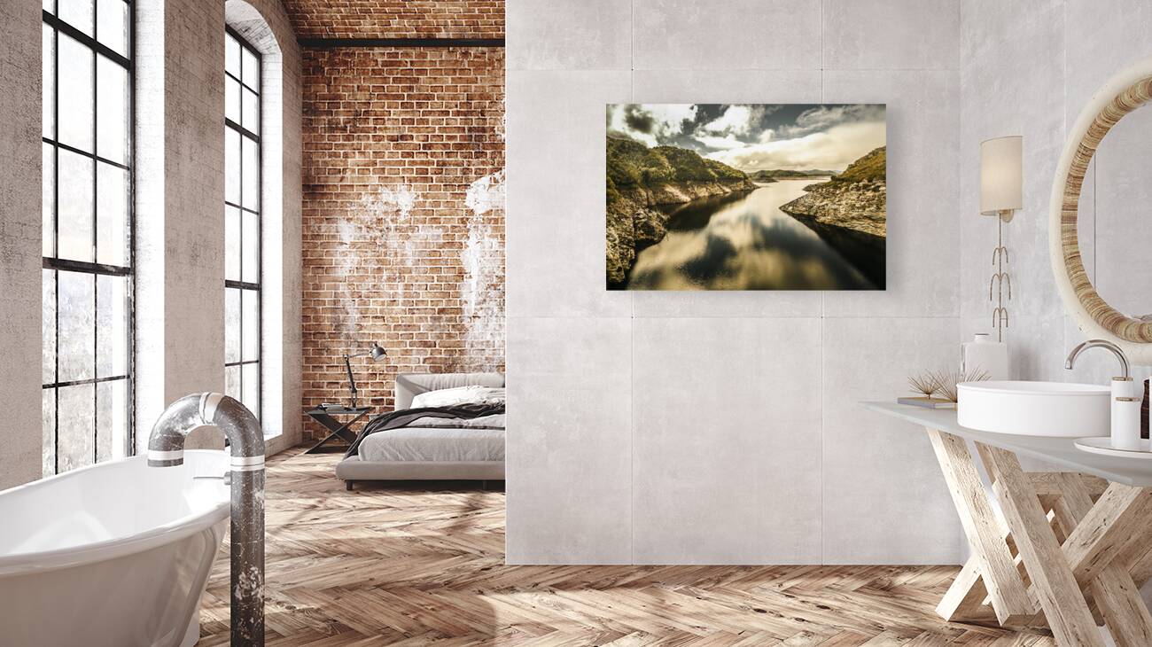 Calm still water reflections Reproduction