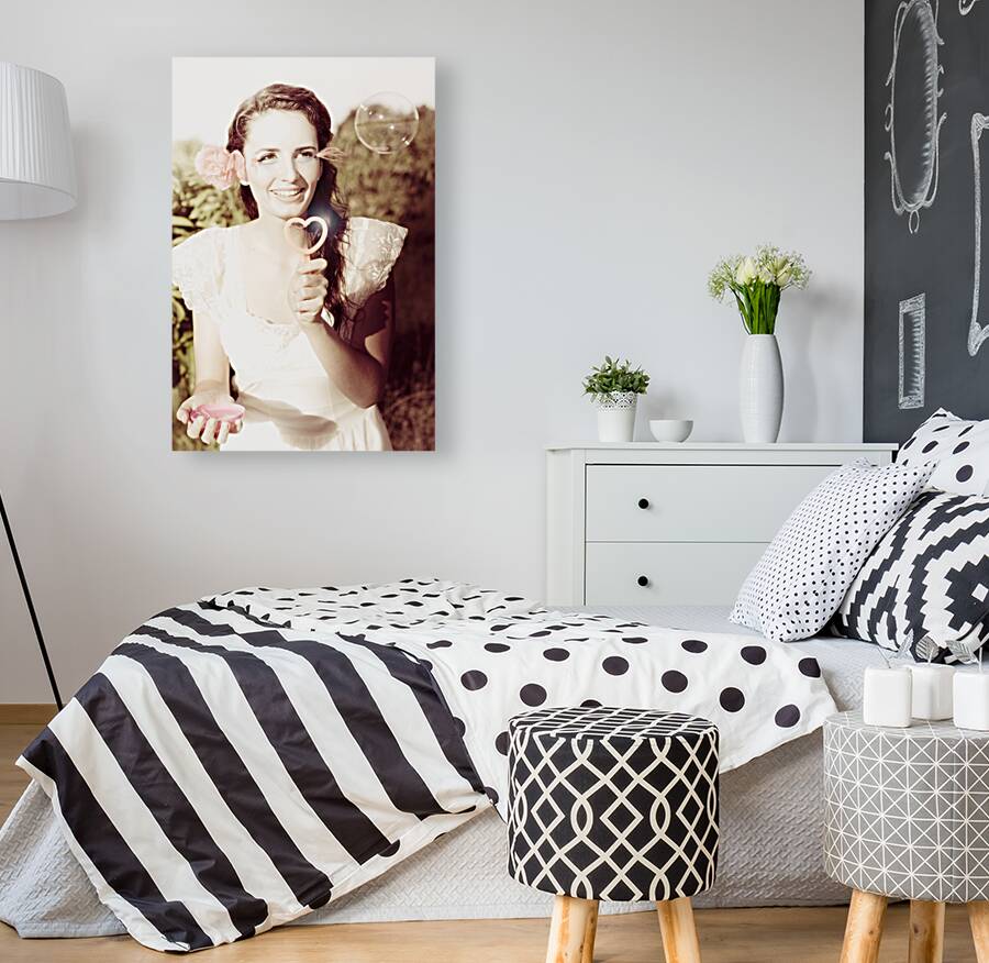 Retro Bubbles Of Love Reproduction