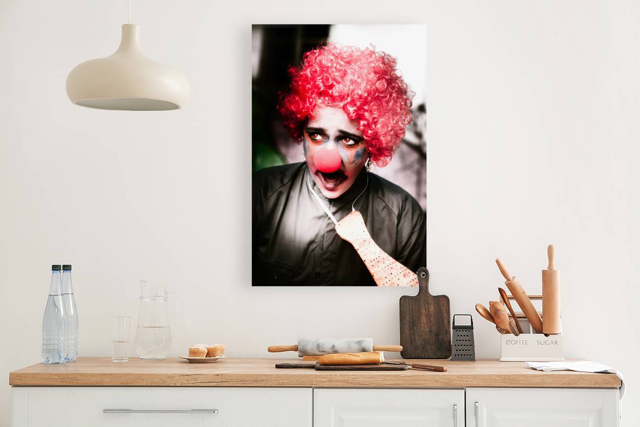 Ms Frightened The Scared Clown Reproduction