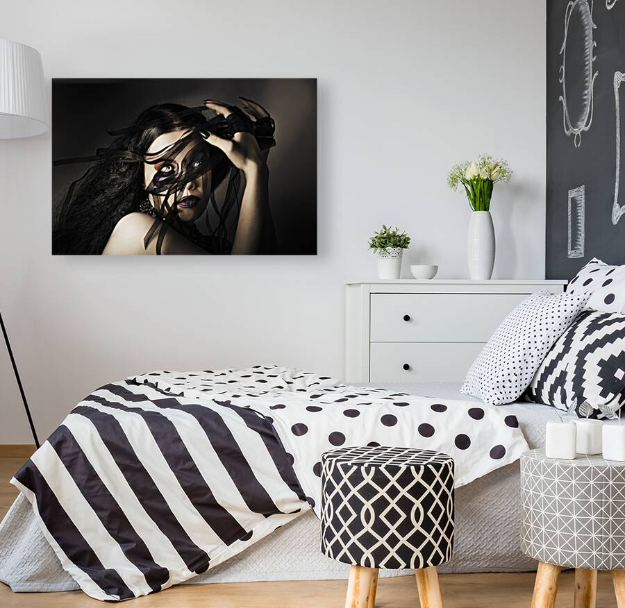 Beauty queen clothing designer. Fine art fashion Reproduction