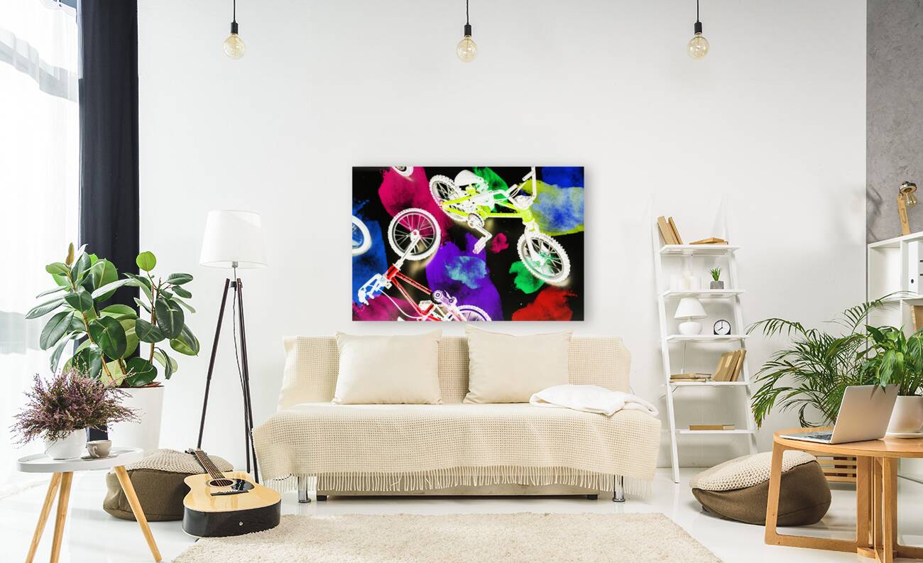 Street bike art Reproduction