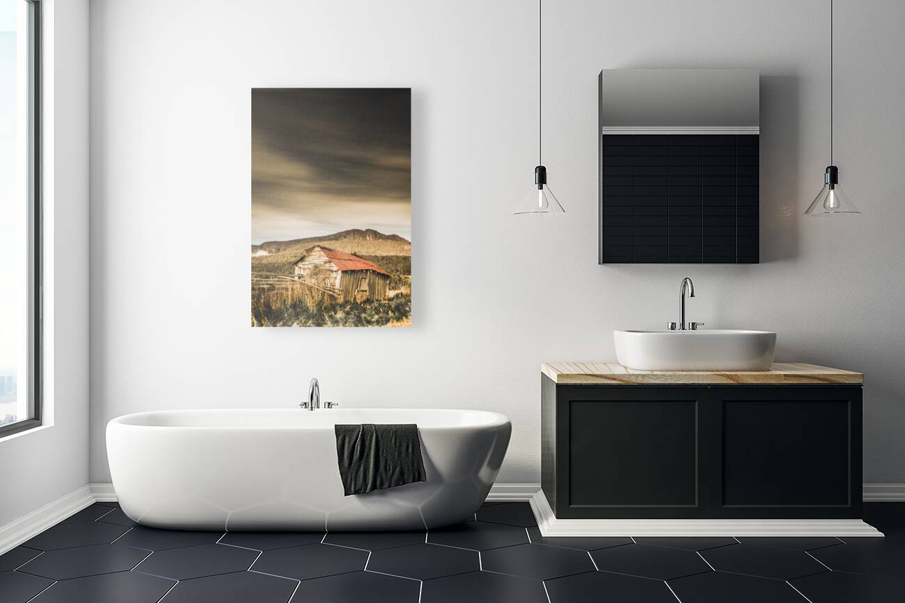 Regional ranch ruins Reproduction