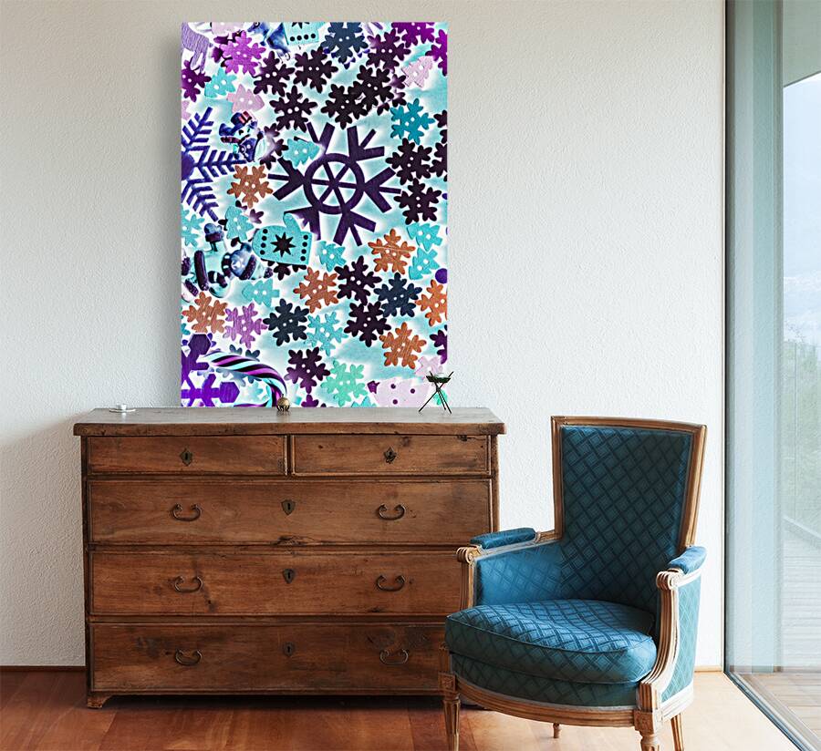 Whimsical winter scene Reproduction